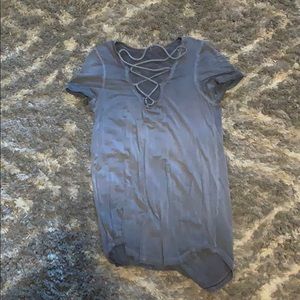 American eagle tshirt with cut out design